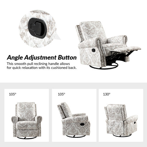 Lark Manor Antasia 34'' W Rocking Swivel Glider Nursery Recliner & Reviews Wayfair